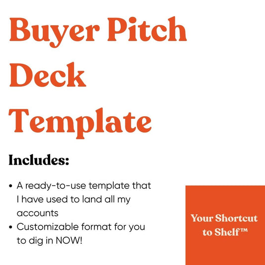 Retail Buyer Pitch Deck Template